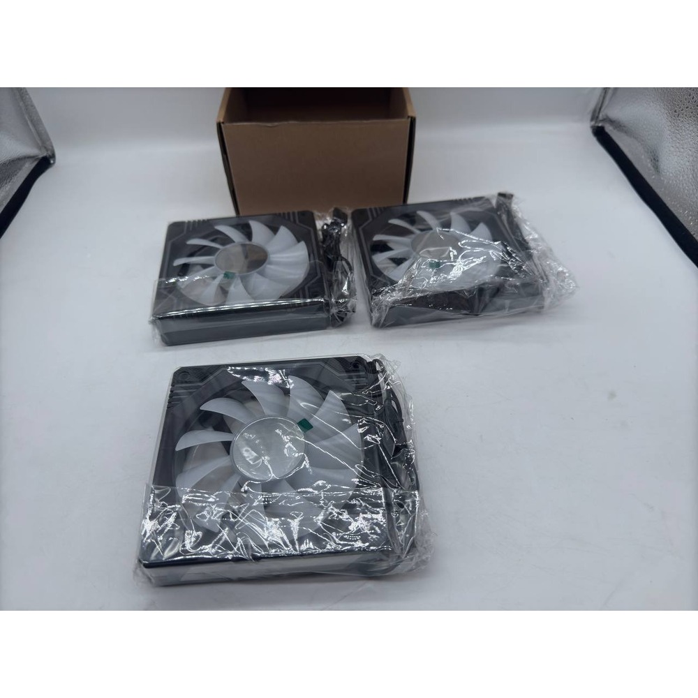 Pano-Mounts LJ12ARGB PC Cooling Fan 12V 0.2A 120mm Computer Case Fan Set of 3